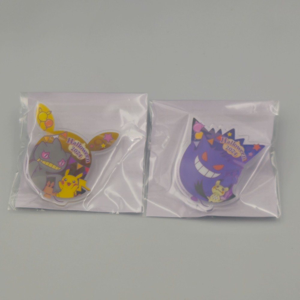 Pokemon Center Japan Halloween 2024 Acrylic Clip (Complete Set)