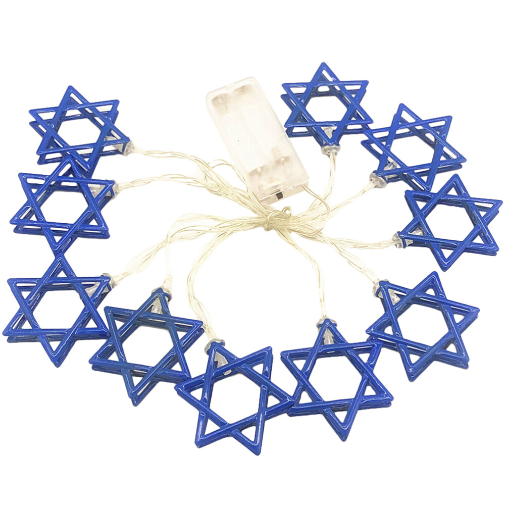 Holiday Decorations Six-pointed Star String Light Theme Party