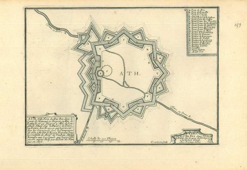 City map of Ath