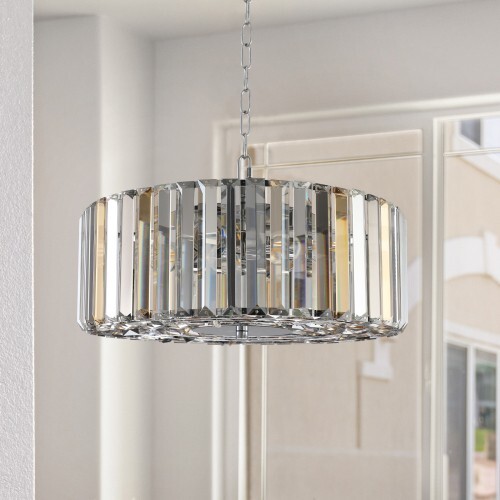 Modern Crystal Chandelier for Living-Room Round Cristal Lamp