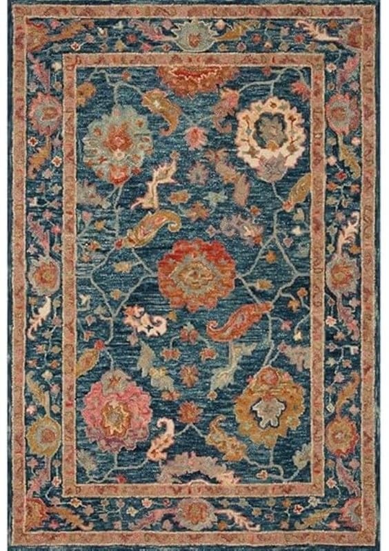 Hand Tufted Beautiful Flower Design Quality Carpet for Living Room Rug