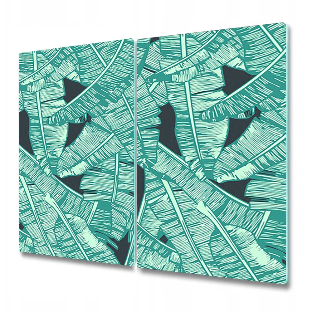 Glass Kitchen Chopping Board Worktop Saver Exotic Palms Exotic Tropical 2x30x52