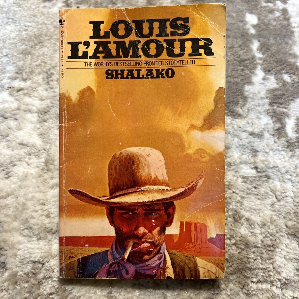 Shalako Frontier Paperback Book by Louis L'Amour from Bantam Books 1980