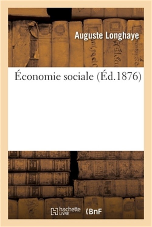 �conomie sociale (Paperback or Softback)