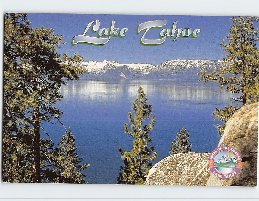 Postcard View of Lake Tahoe USA North America