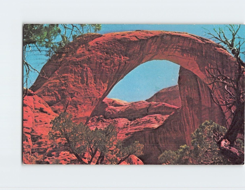 Postcard Rainbow Bridge National Monument Utah USA