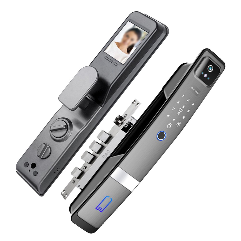 3D Smart WiFi Door Lock with Camera for Face Recognition