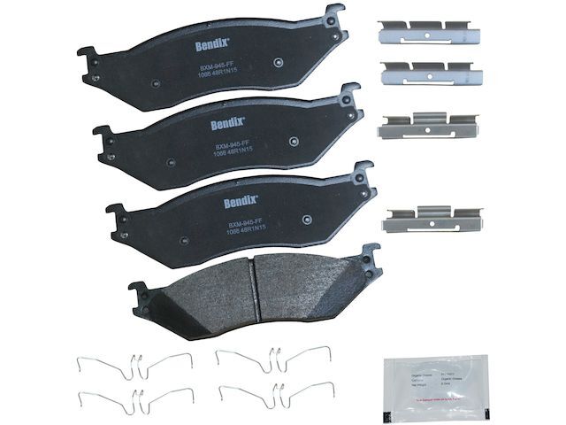 For 2021 Fleetwood Bounder Anniversary Edition Brake Pad Set Bendix 34759RVHY