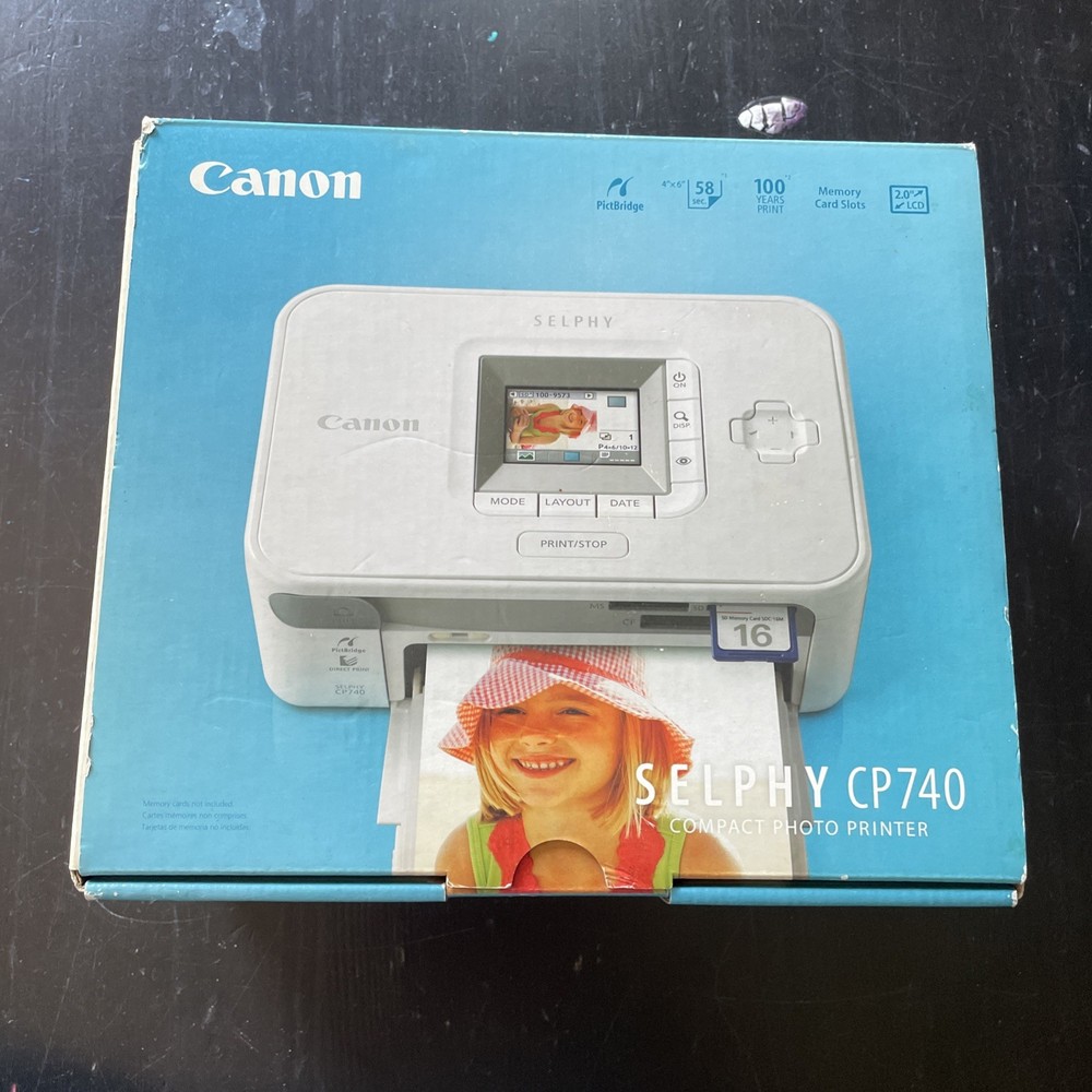 Canon Selphy CP740 Compact Color Photo Printer