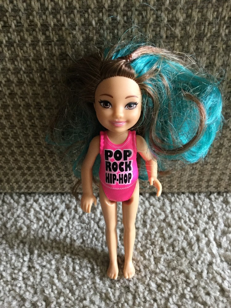 2017 Mattel BARBIE AND THE ROCKERS CHELSEA #FHC06 Chelsea Barbie Doll Nude Blue
