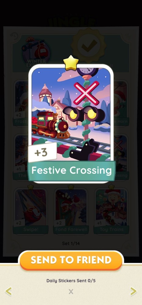Festive Crossing - 1⭐ Sticker (Read Description) Instant Delivery