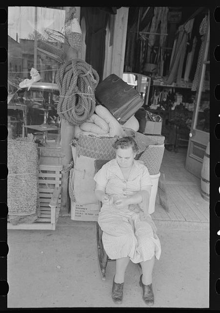 Photo:Proprietor of secondhand store, San Antonio, Texas