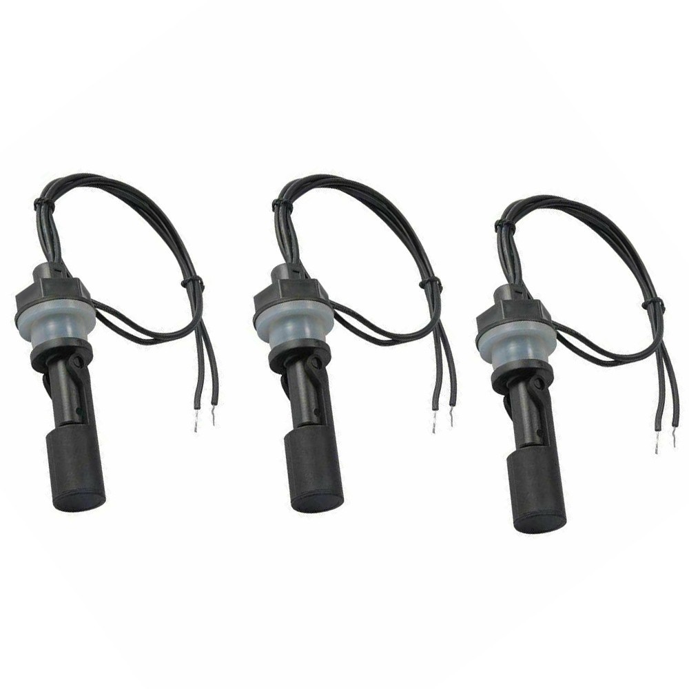 3PCS Horizontal Water Level Sensor Sensing Liquid Float Switch Tank Pool-SPST