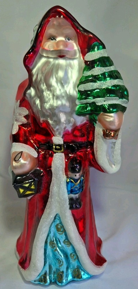 Vintage Christmas Santa Figure Christmas Tree