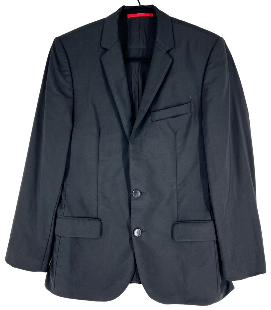 Hugo Boss Men Alim2/HimenaHM Wool Blazer Jacket Size EU:46 US:36R