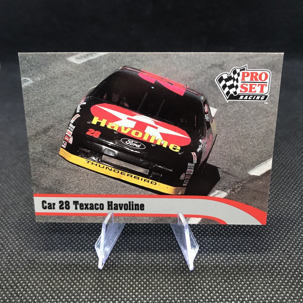 1992 Pro Set Winston Cup #229 Robert Yates Racing Texaco Havoline Car 28