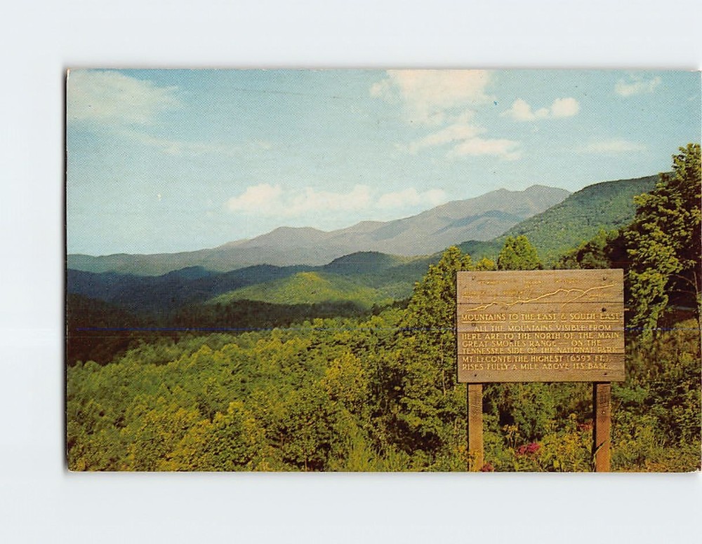 Postcard The Great Smoky Mountains National Park Tennessee USA