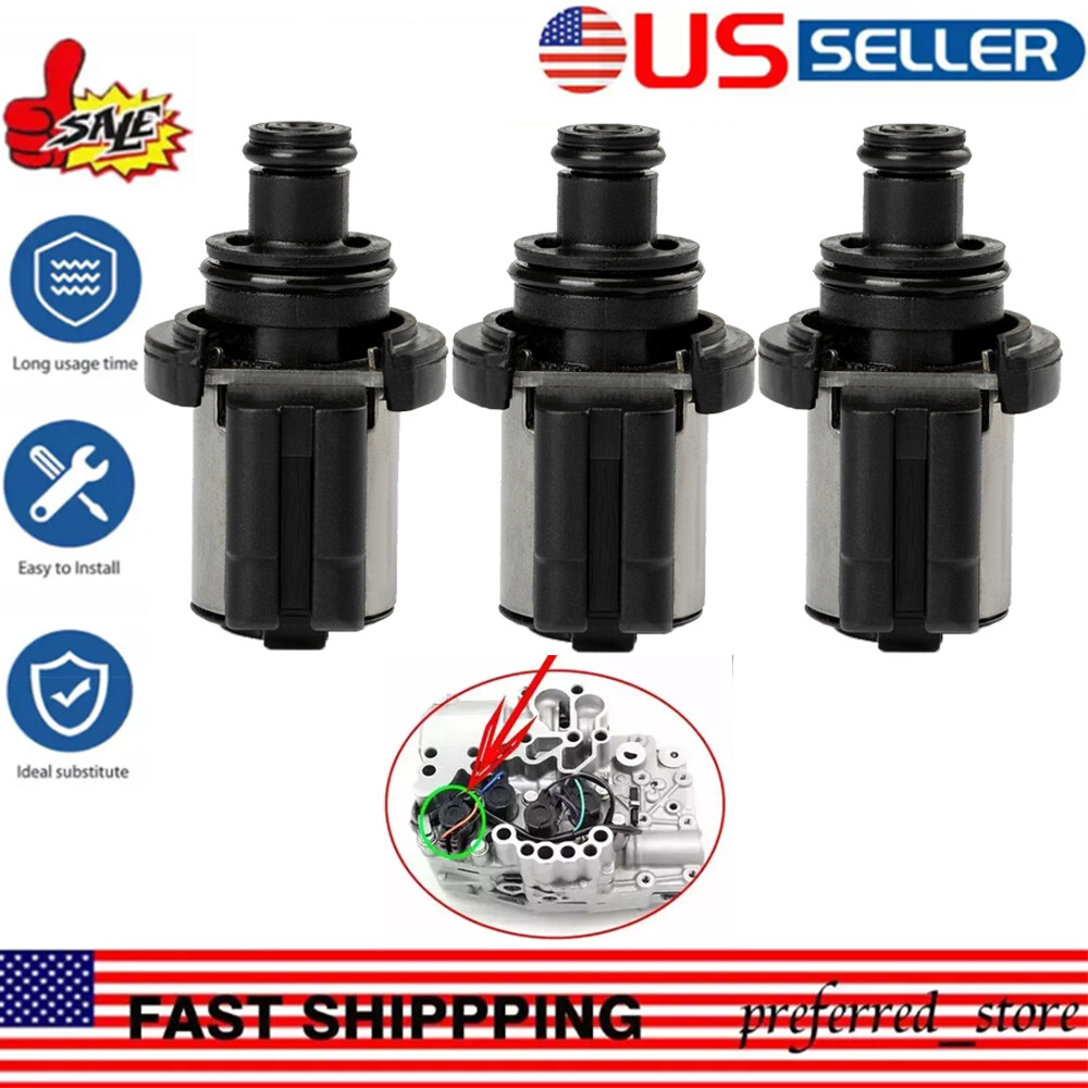 3X Torque Converter Pressure Control Solenoid 3.7Ω For Subaru Outback TR580/690