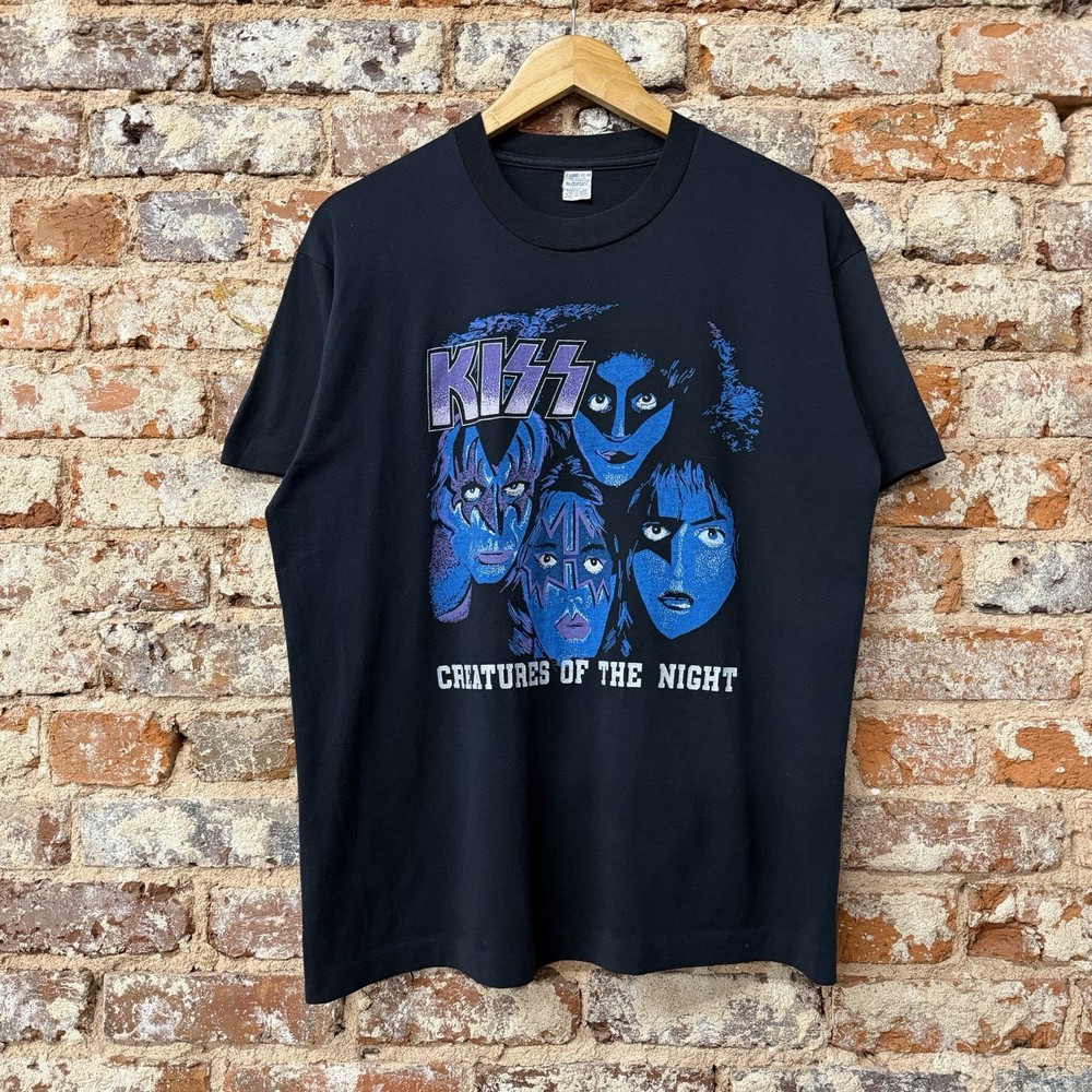 Vintage 1982 KISS “Creatures Of The Night” T-Shirt Single Stitch Size Large
