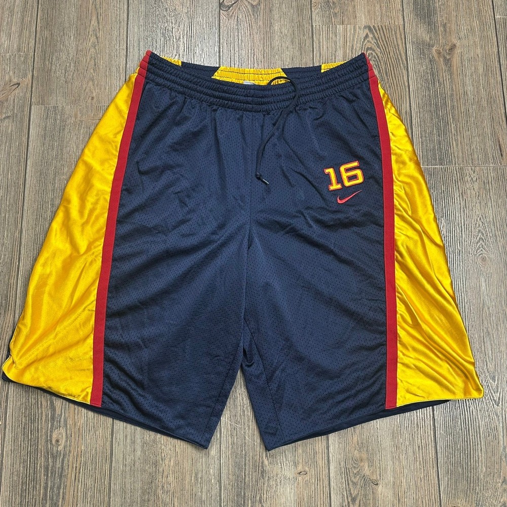 Nike United Ballers Vintage 00s Basketball Shorts Size XXL Pau Gasol #16 Baggy