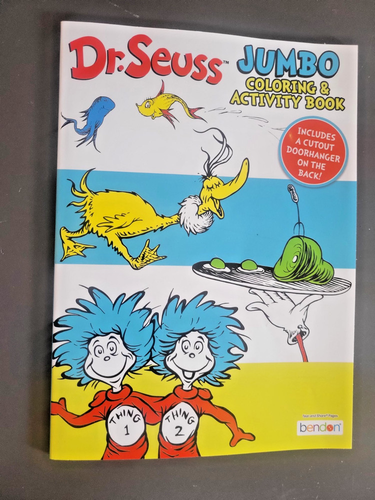 Dr. Seuss' Jumbo Coloring & Activity Book -Busy Fun & Games For All Your Littles
