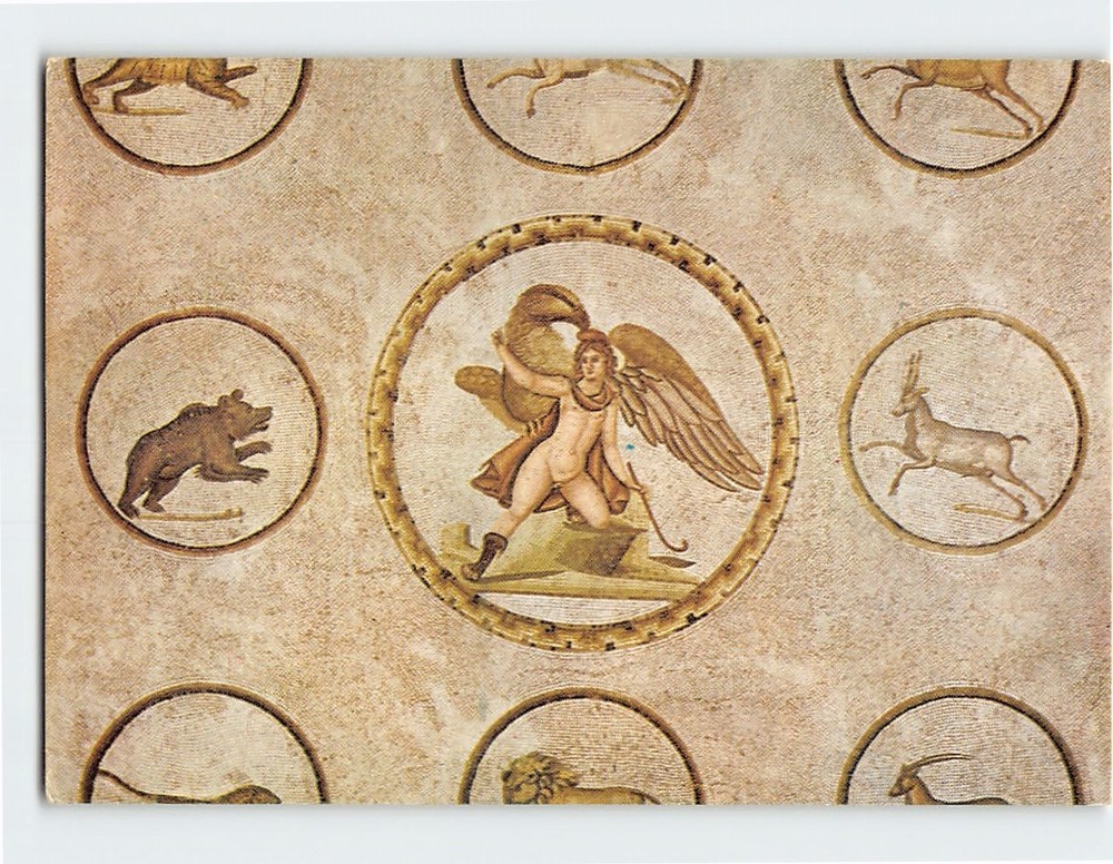Postcard Ganymede Mosaic Sousse Archaeological Museum Tunisia