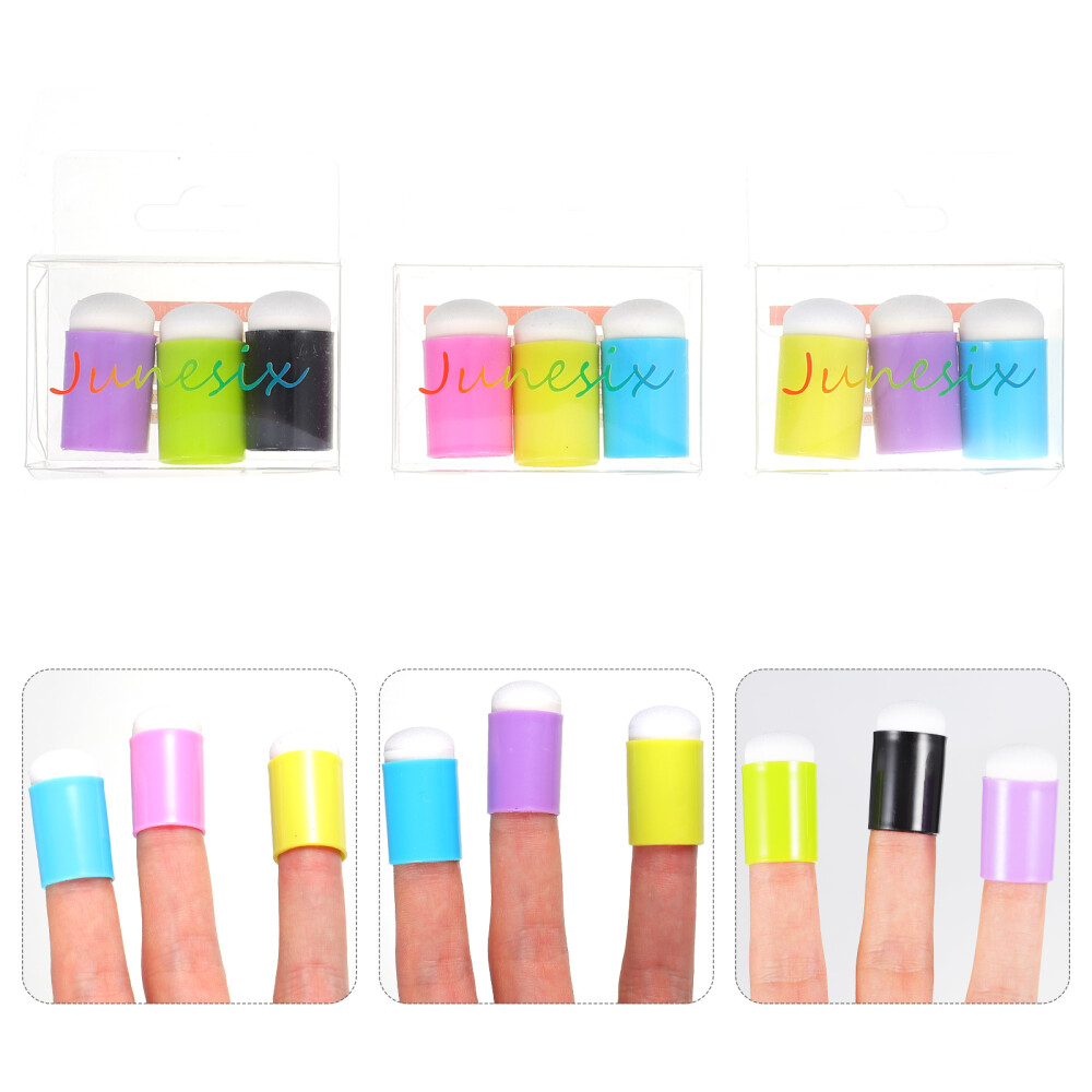 3 Cajas Tinta Daubers Sello para Niños Almohadilla Pinceles Niño Pequeño