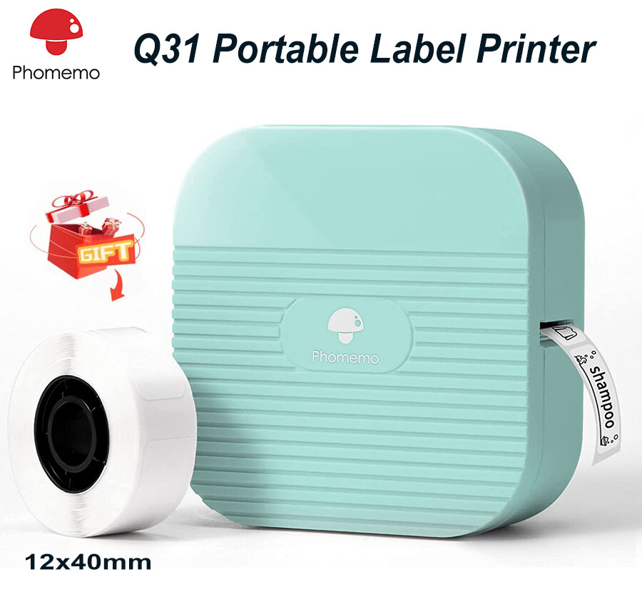 Bluetooth Thermal Label Printer Portable Barcode Sticker Maker Q31