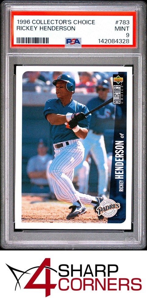 1996 Collector's Choice #783 Rickey Henderson Hof Pop 6 Psa 94SC: The hobby’s top consignment resource on eBay!