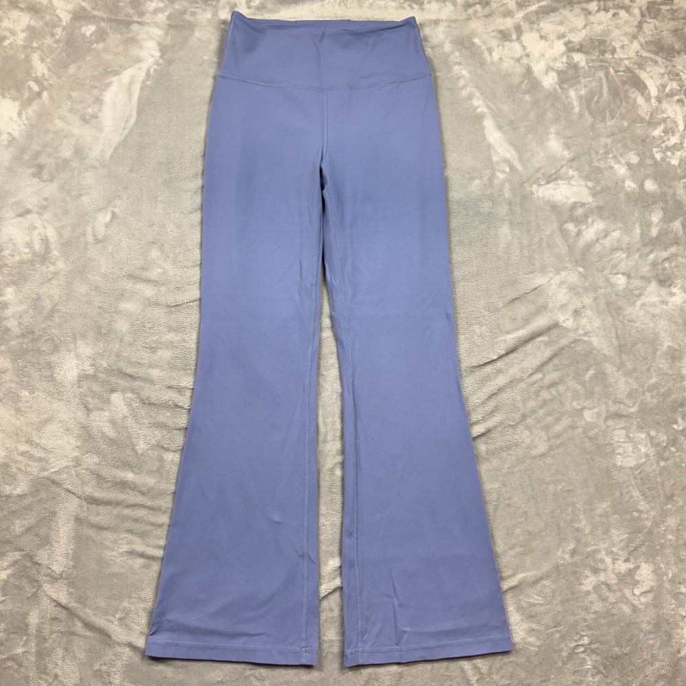 Lululemon Size 8 Groove Pant Super High-Rise Flare Nulu Womens Blue