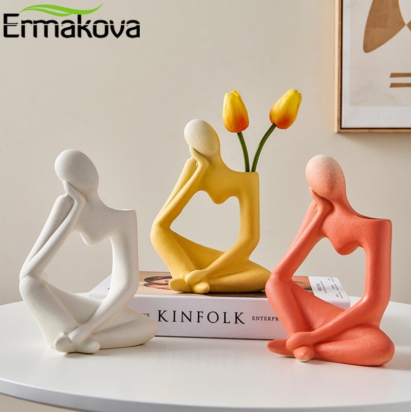 Creative Ceramic Vase, Ideal for Tabletop Display