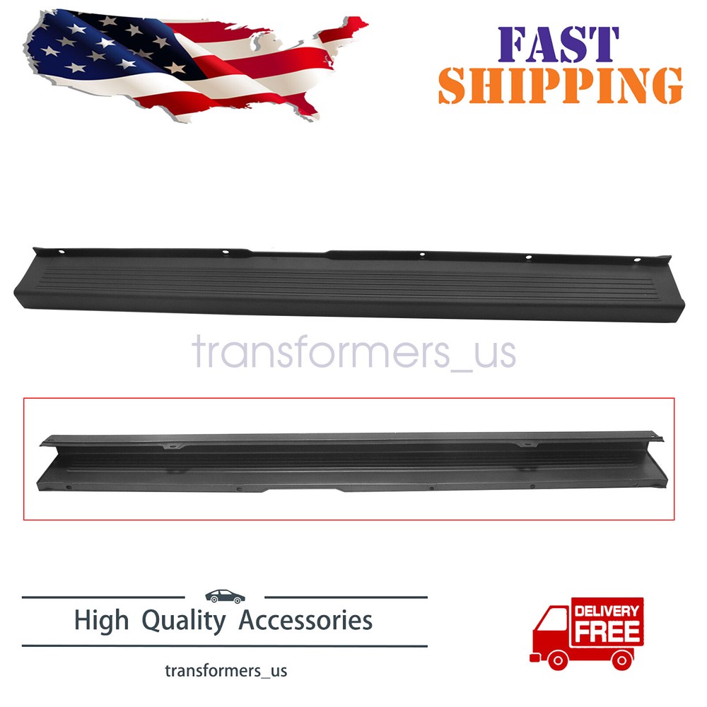 For 2018-2022 RAM Promaster 1500-3500 Black Rear Bumper Without Sensor Holes