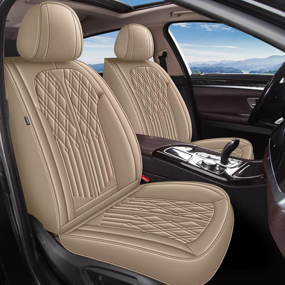 Car 5-Seat Covers Faux Leather Full Set Protector Pad For Toyota Camry 2018-2024