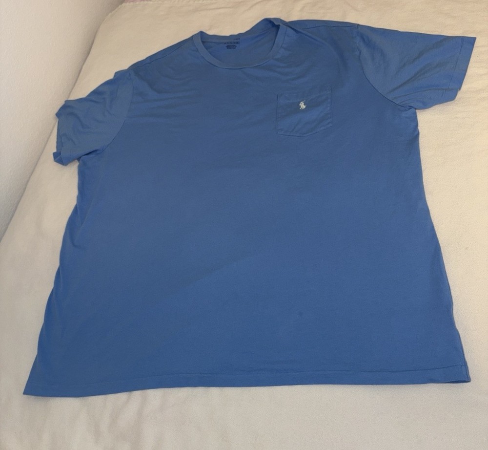 Polo Ralph Lauren Classic Fit Crewneck Pocket Men's T-Shirt 2XL Short Sleeve Tee