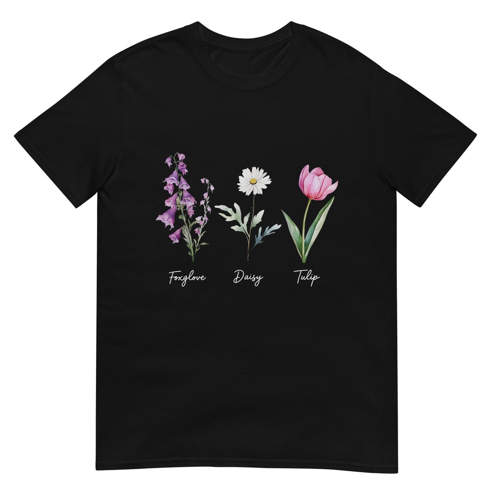 Foxglove Daisy Tulip Floral T-Shirt