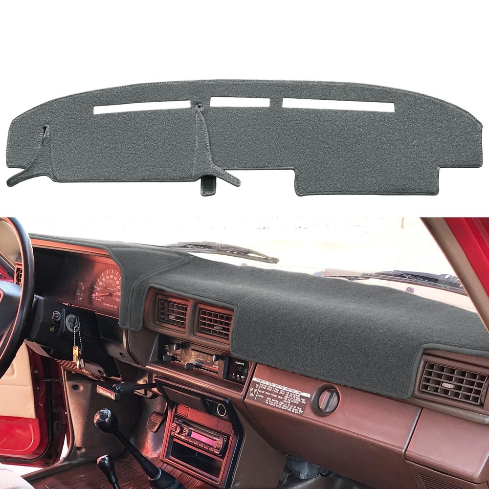 Dash Cover Mat Custom Fit for 1984-1988 Toyota 4Runner standard, Dark Gray