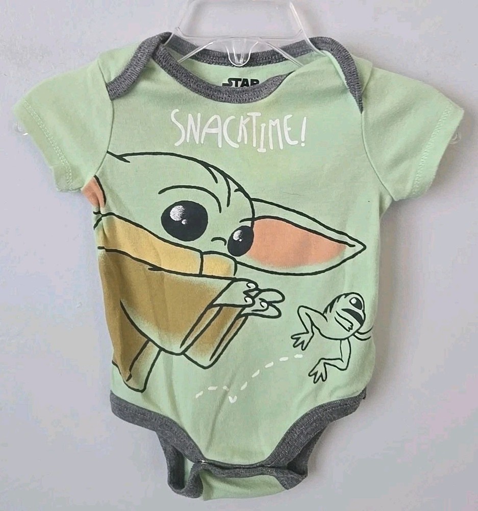 Star Wars one piece Mandalorian Grogu Baby Yoda 0-3months
