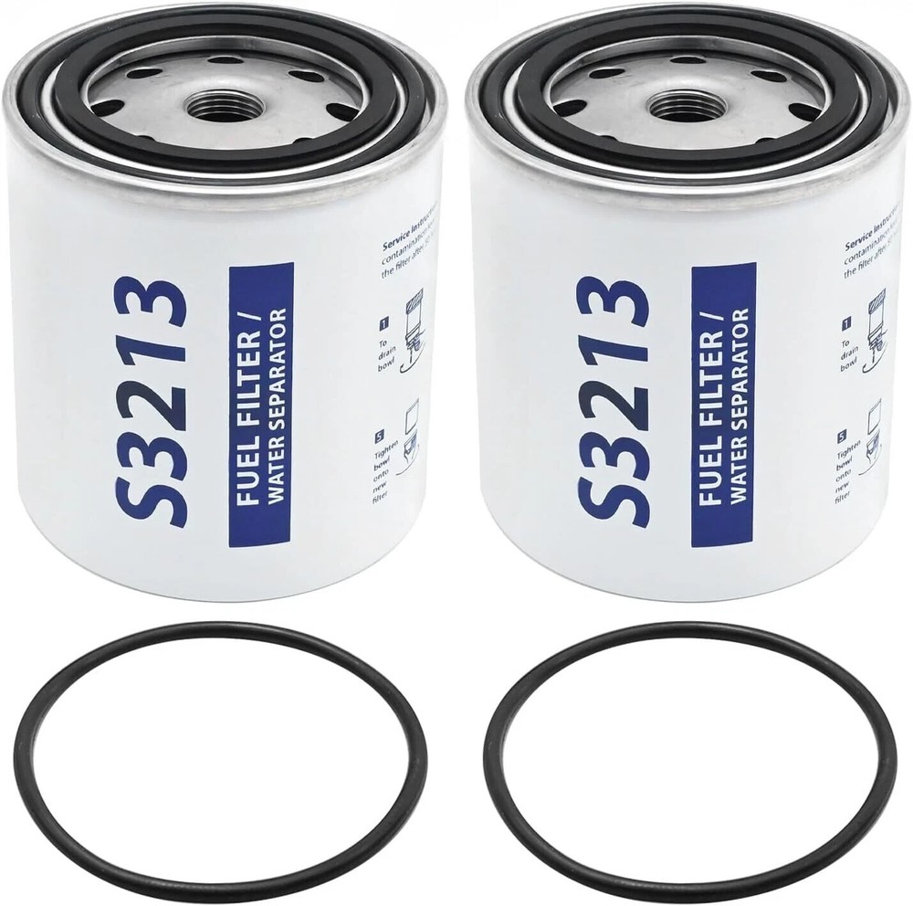 2PCS Fuel Filter Water Separator for Marine Yamaha Racor Sierra Outboard Motor