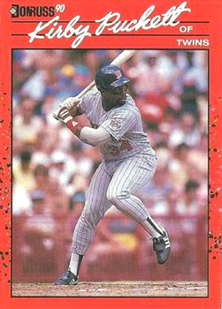 1990 Donruss #269 Kirby Puckett Period After Inc Minnesota Twins HOF