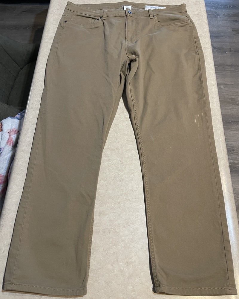 The Perfect Jean NYC Denkhaki Mens 38x32 Beige Athletic Fit Pants