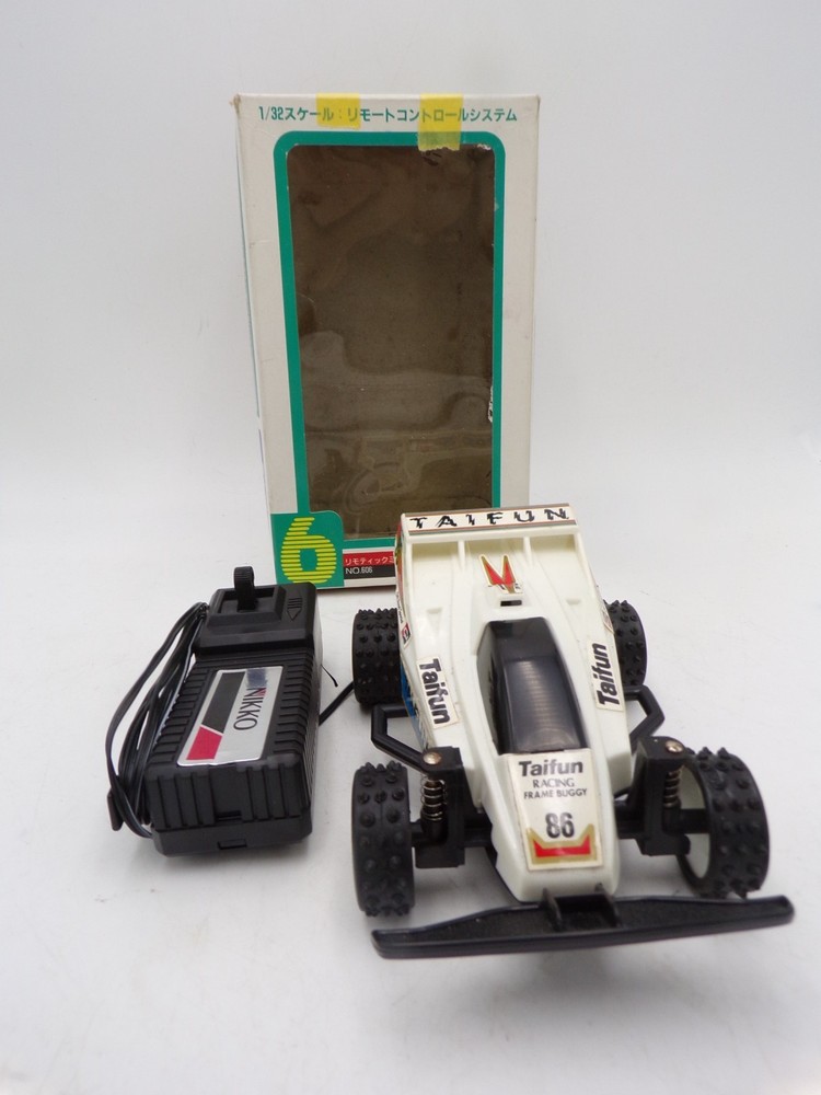 Vintage 1989 Nikko Japan 1/32 Mini Remo Stick Taifun Wired RC Buggy NMIB