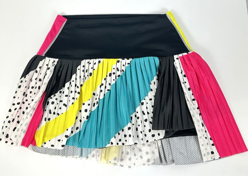 LUCKY IN LOVE X Bethanie Mattek Sands Court Pleated Tennis Skort Size Medium