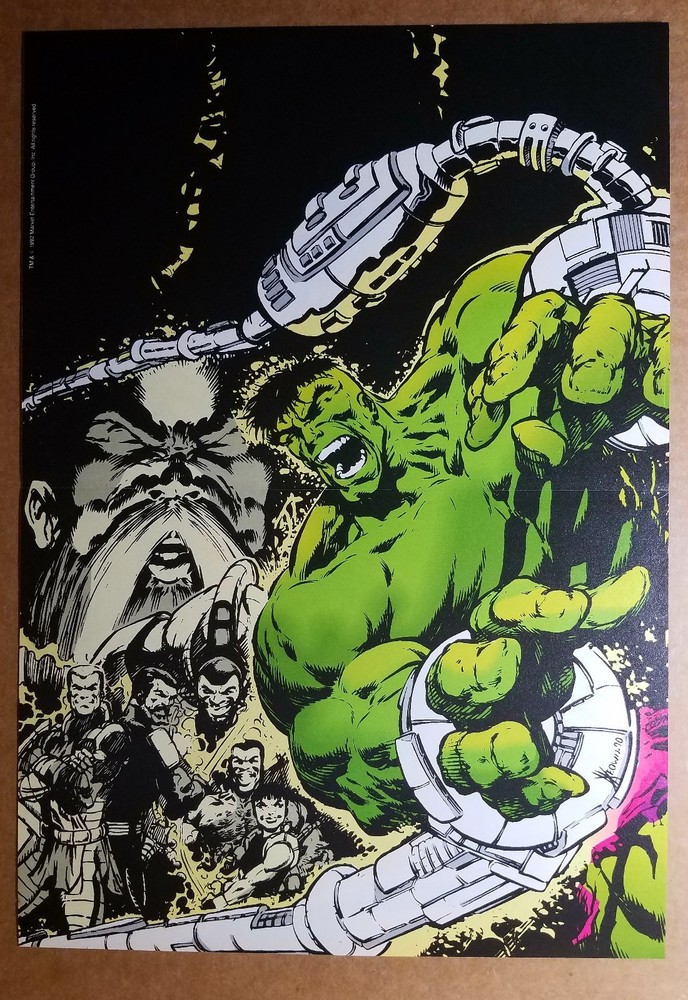 Dale Keown’s Hulk Marvel Comics Art Poster