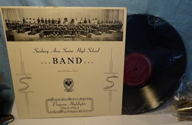 * Vintage - 1962-63 - UNUSED - SUNBURY High School Band - 33 1/3 LP Vinyl RECORD