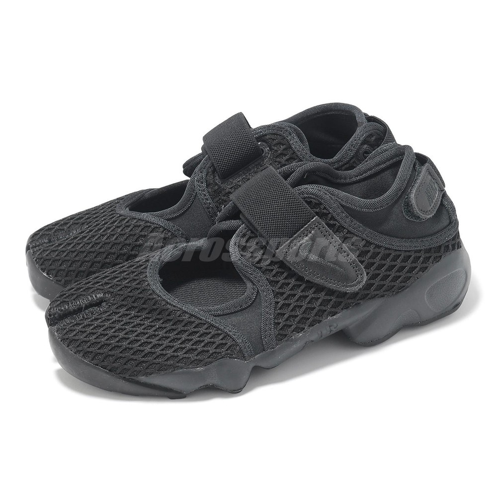Nike Wmns Air Rift Triple Black Women Casual Lifestyle Strap Shoes HM8288-001