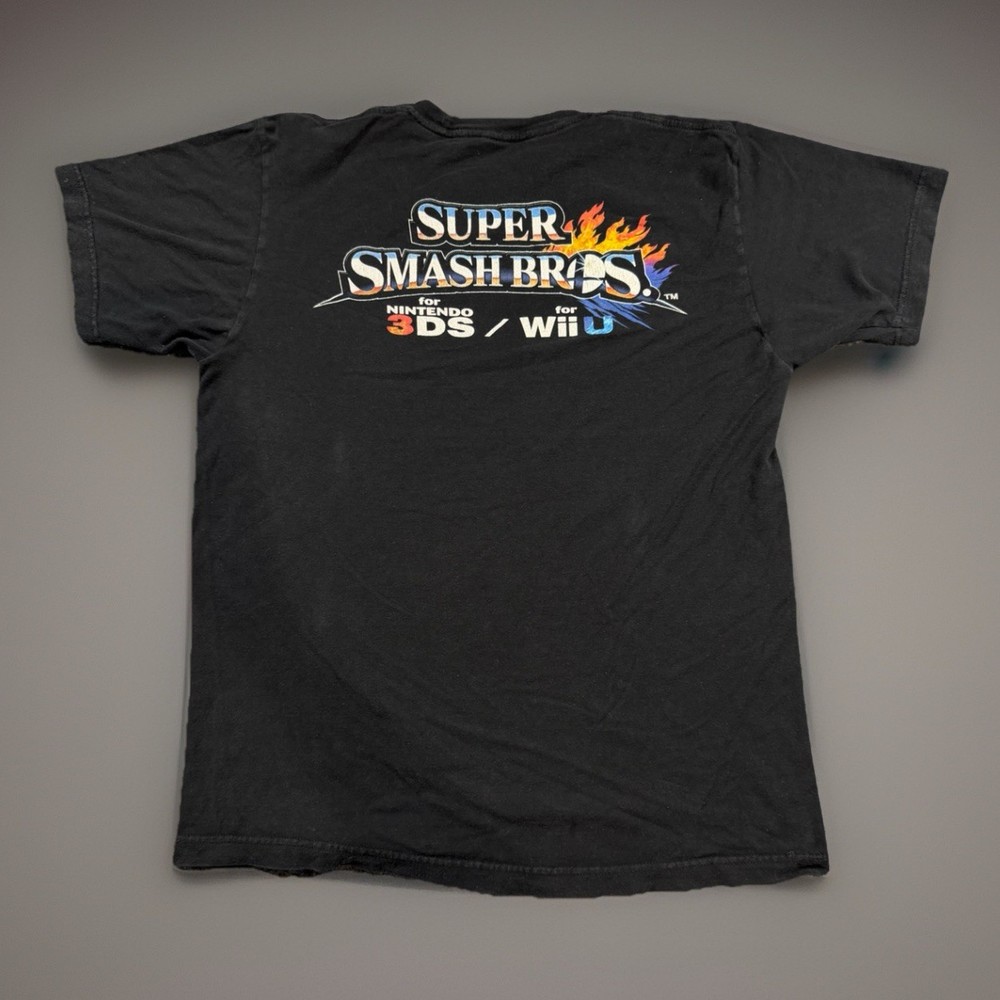 Nintendo Super Smash Bros Promo 3DS WiiU Comicon 2014 T Shirt Size Large USED