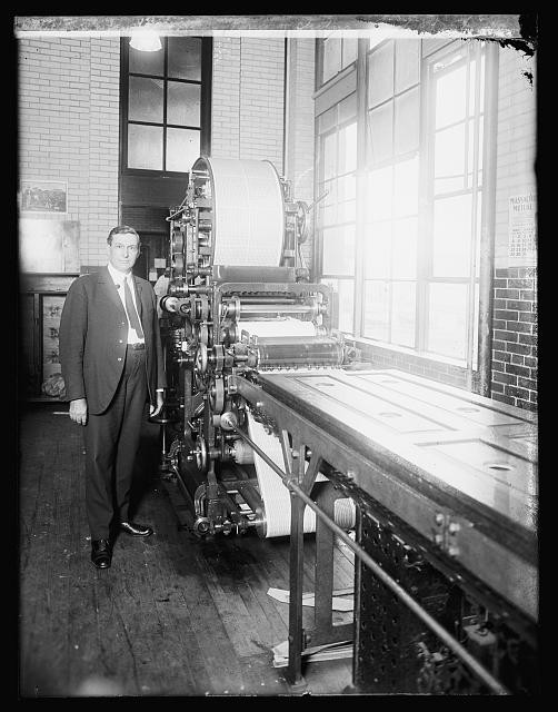 Photo:[Bureau Ptg. & Eng.] Benj. R. Stickney, 8/25/20