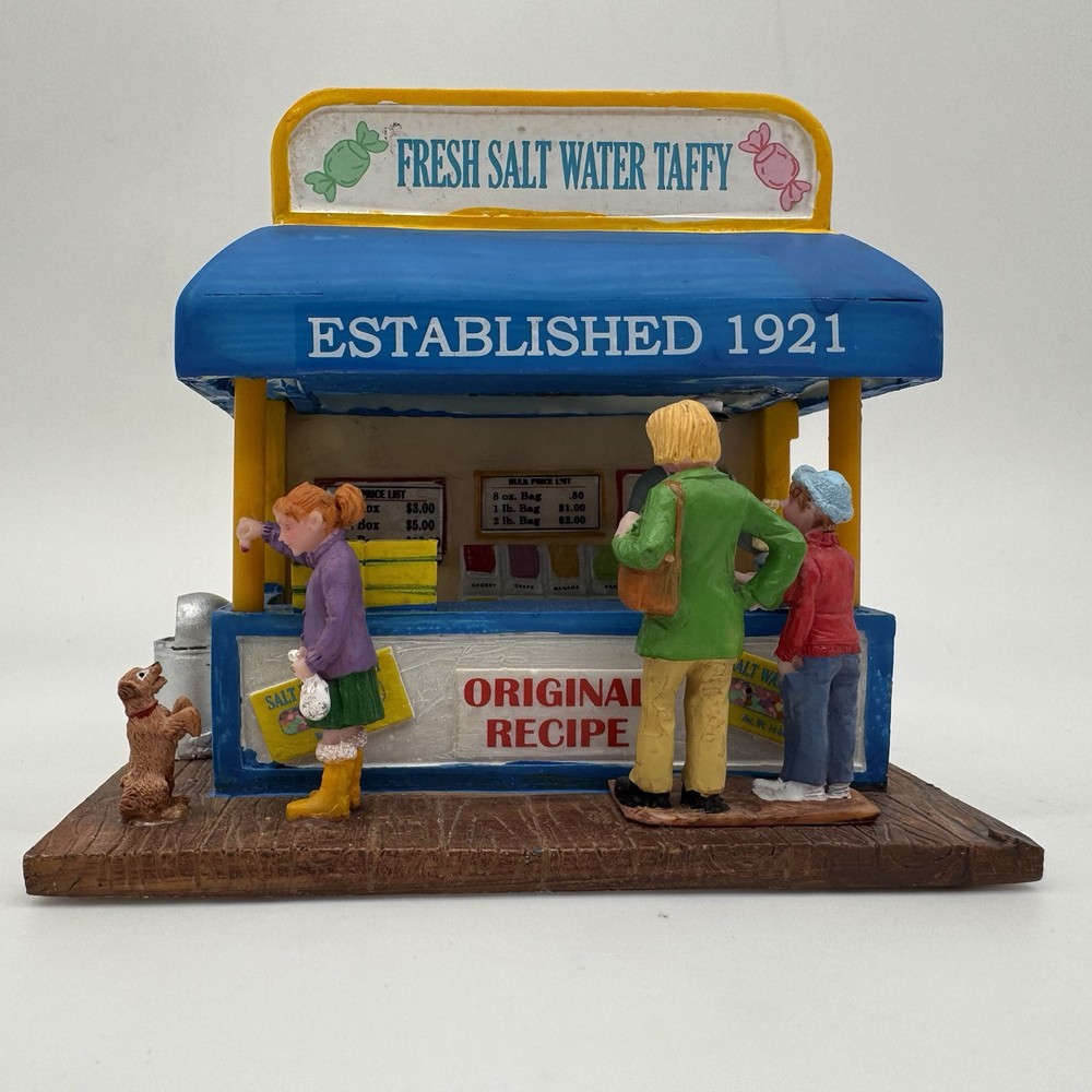 Lemax Carole Towne Salt Water Taffy Stand Village Table Accent 83697