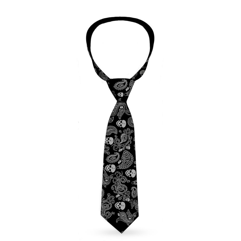 Necktie Standard - Bandana/Skulls Black/Silver ACC NEWAnother great item from Rarewaves USA | Free delivery!