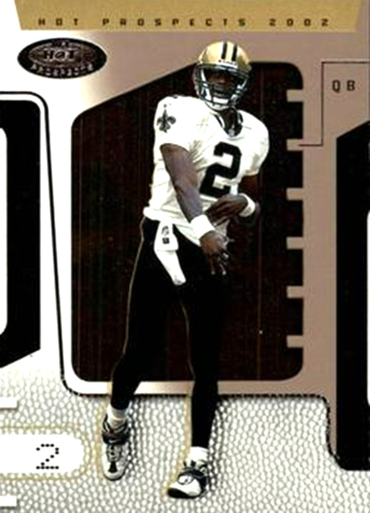 2002 Hot Prospects #56 Aaron Brooks New Orleans Saints